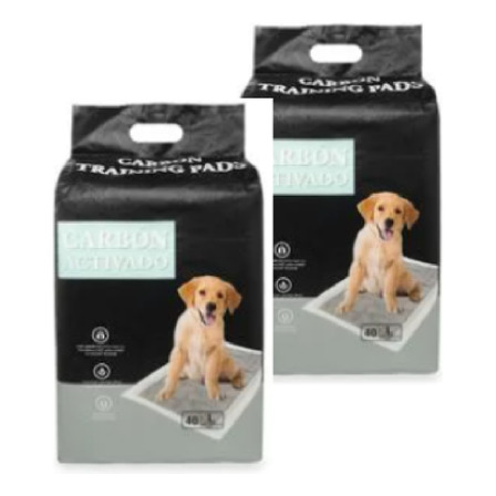 Pañal De Piso Perro Carbon Activado Talla L (2 Paquetes) Pañal De Piso Perro Carbon Activado Talla L (2 Paquetes)