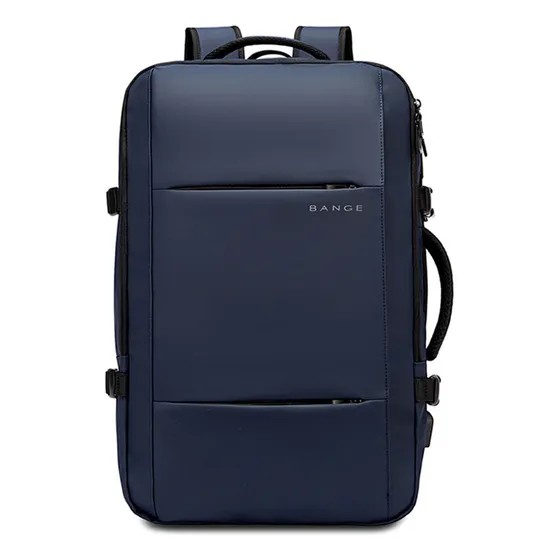 Mochila deportiva bange 1908 grande para hombres y mujeres 40 litros color azul lisa