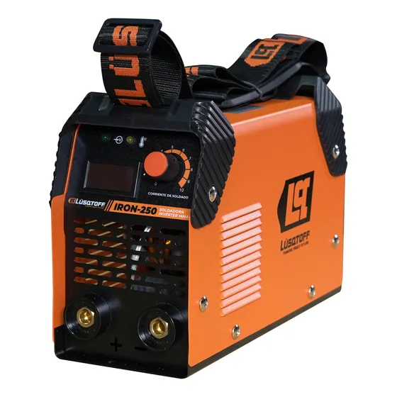 Soldadora Lüsqtoff Inverter Iron-250 Naranja Negra 50Hz/60Hz 220V